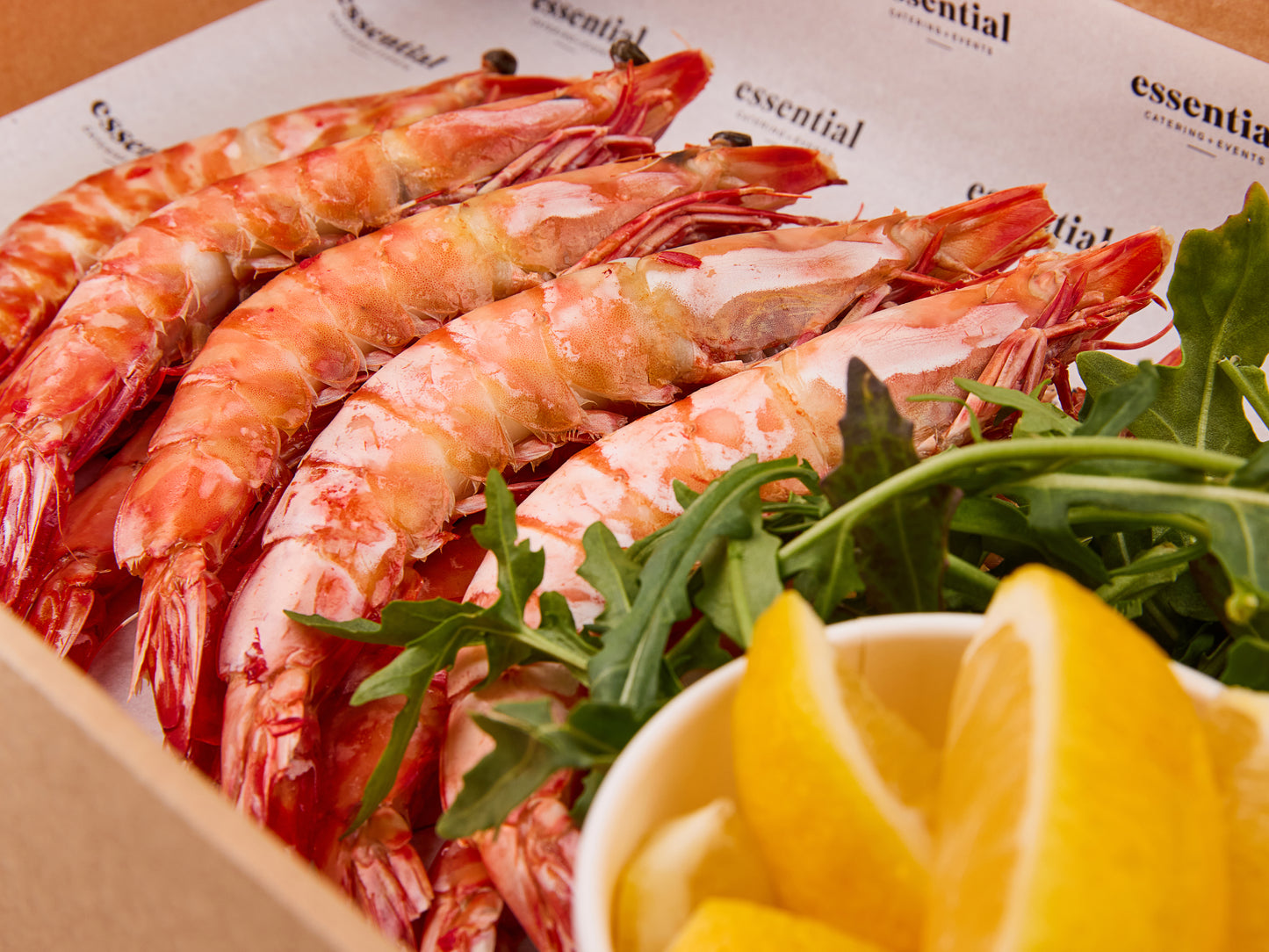 Skull island King prawns, lemon,roquette, Citrus aioli (10 prawns)