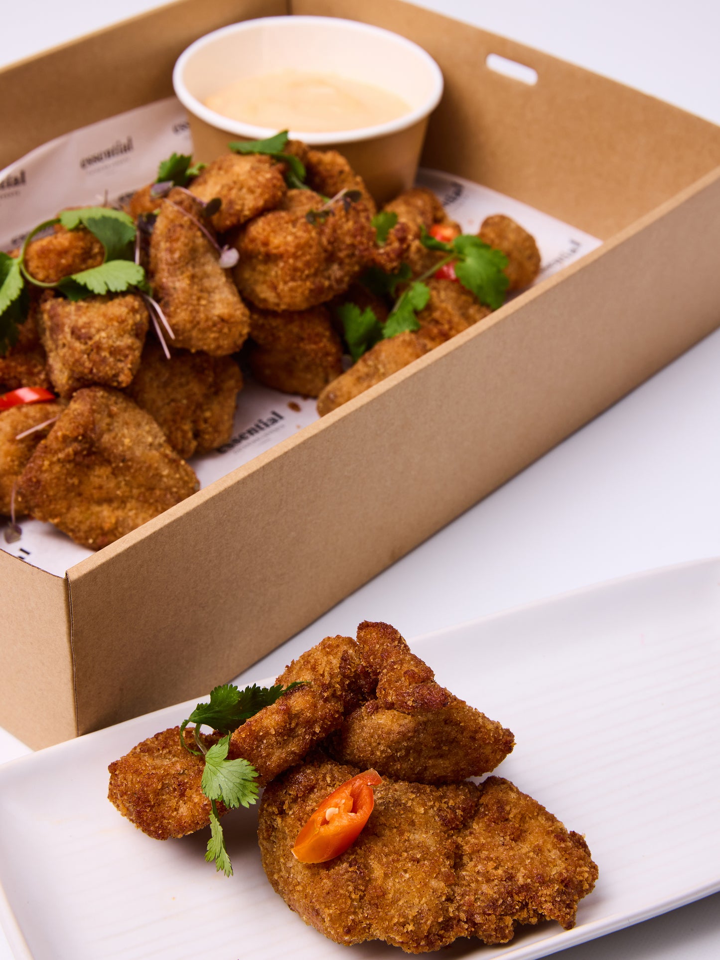 Essential Fried Chicken, Panko Crust & Chipotle Spiked Mayo