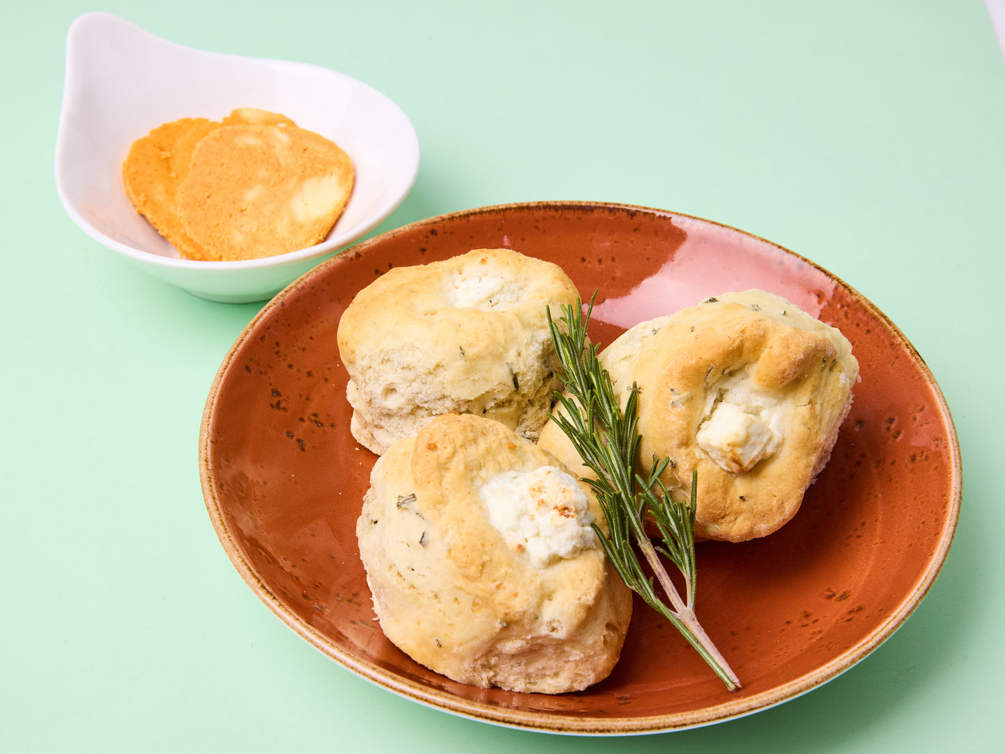 Rosemary & Yarra Valley Feta Buttermilk Scones, Paprika Butter