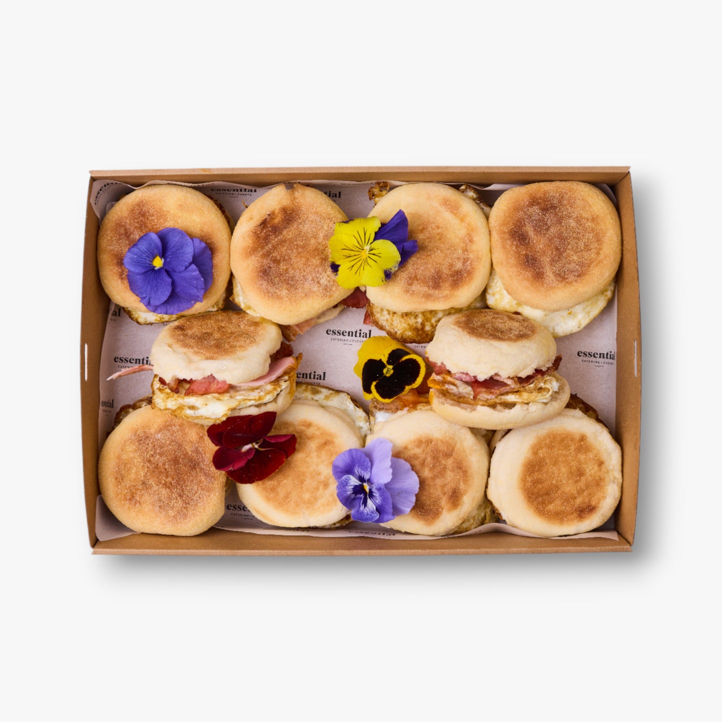 Egg & bacon English muffin