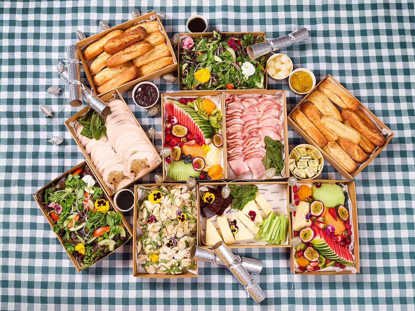 The Christmas Ploughman's Picnic suitable for groups (minimum of 20 people)
