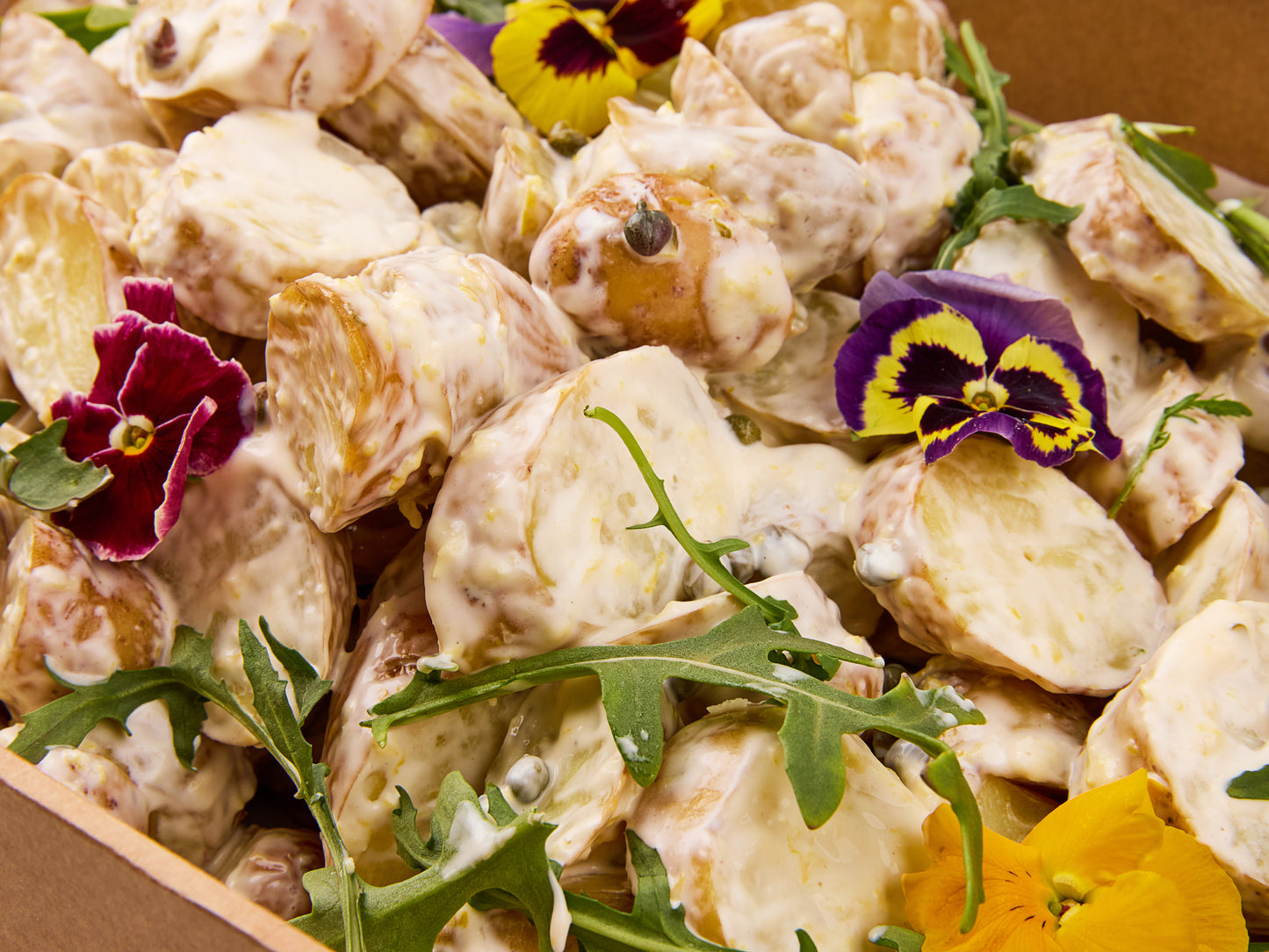 Kipfler potato salad