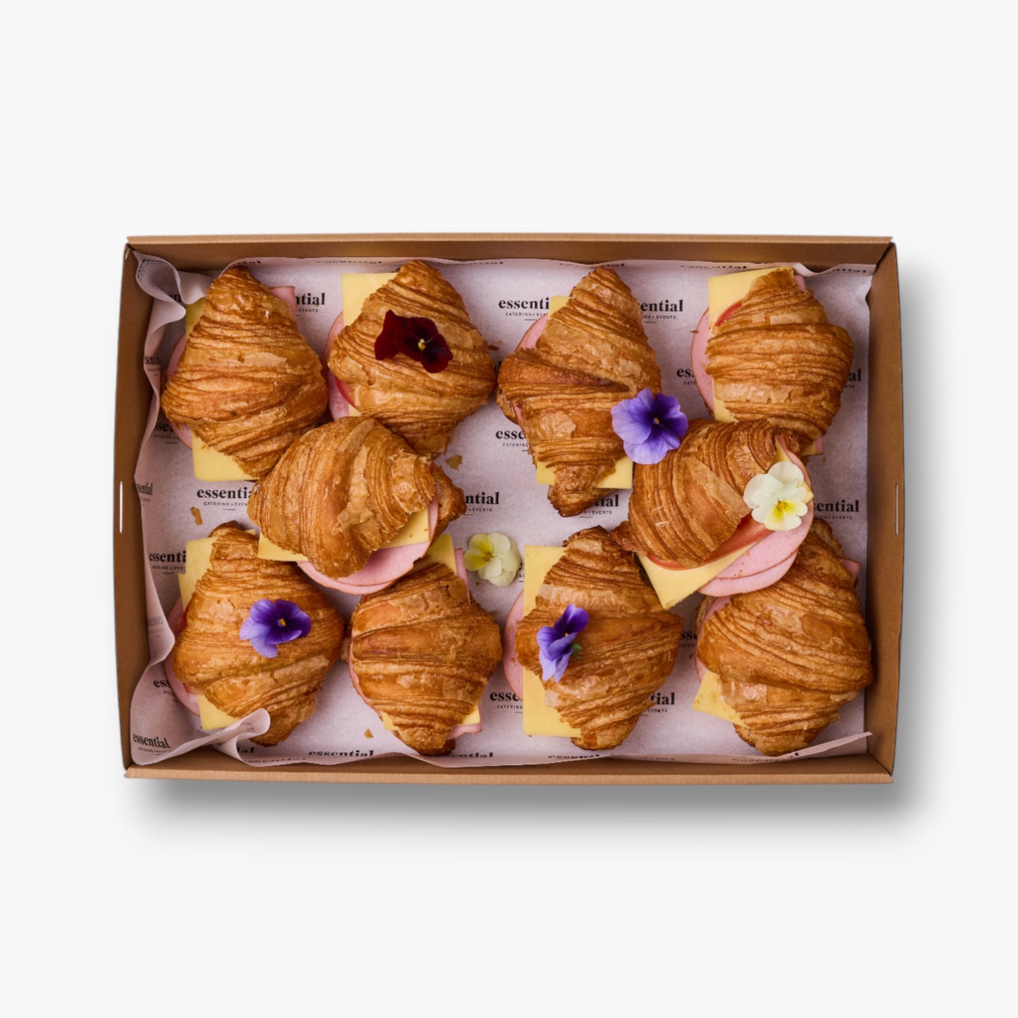 Croissant: Ham, cheese & tomato