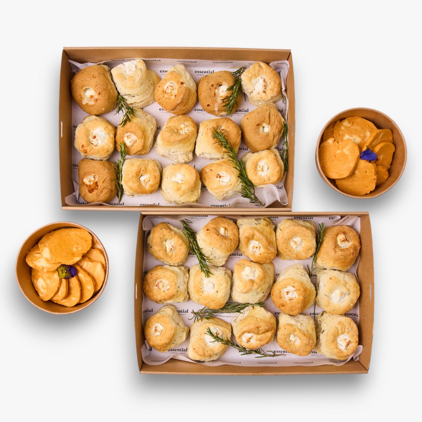 Rosemary & Yarra Valley Feta Scones, Paprika Butter