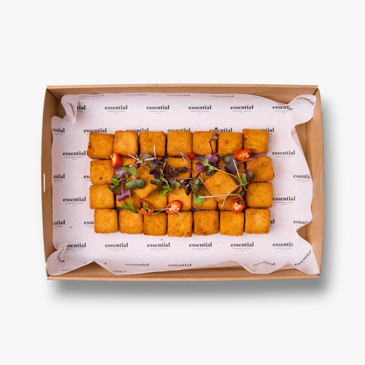 Sriracha Macaroni Cheese Bites