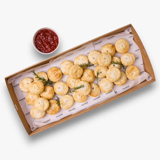 Traditional Ivan’s Beef Pies, Tomato Relish