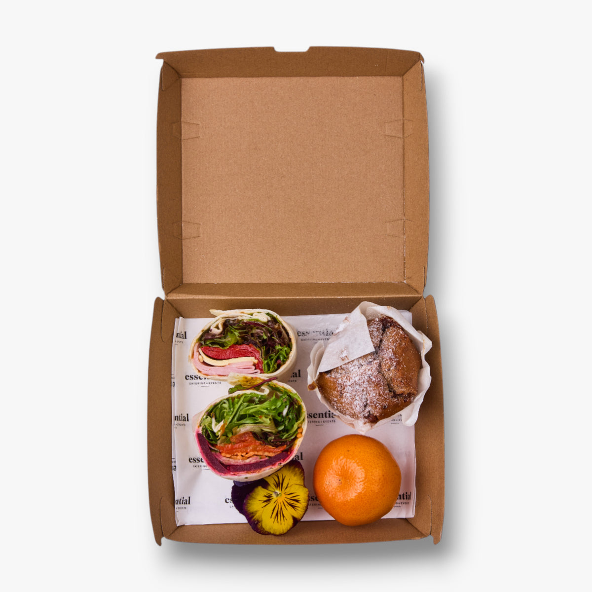 Wrap Lunch Box – Essential Catering Drop Off